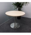 Round Table with Metal Leg