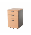 2-Drawer 1-Filing Mobile Pedestal (Beech)