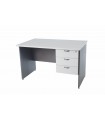 Office Table with Drawers (Grey)