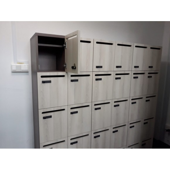 Office Lockers with Opening Slot