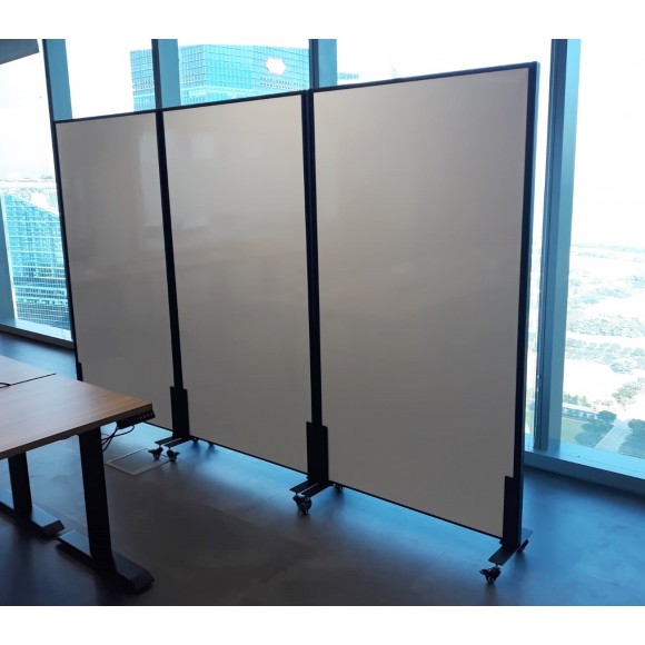 Laminated movable partition panels