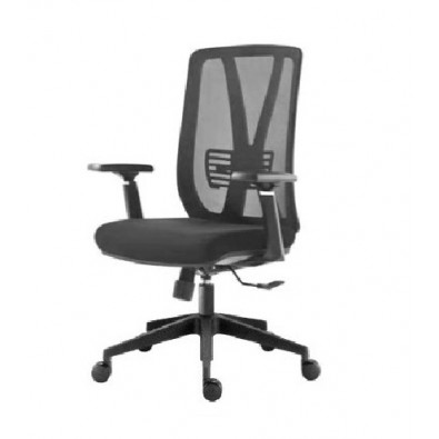 Mid mesh back chair with armrest