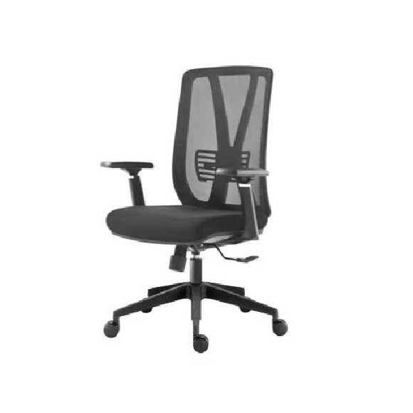 Mid mesh back chair with armrest