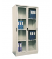 Full Height Glass Door Metal Cabinet