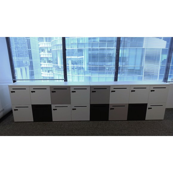 Half height office locker