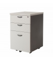 2-Drawer 1-Filing Mobile Pedestal (Grey)