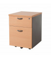 1-Drawer 1-Filing Mobile Pedestal (Beech)