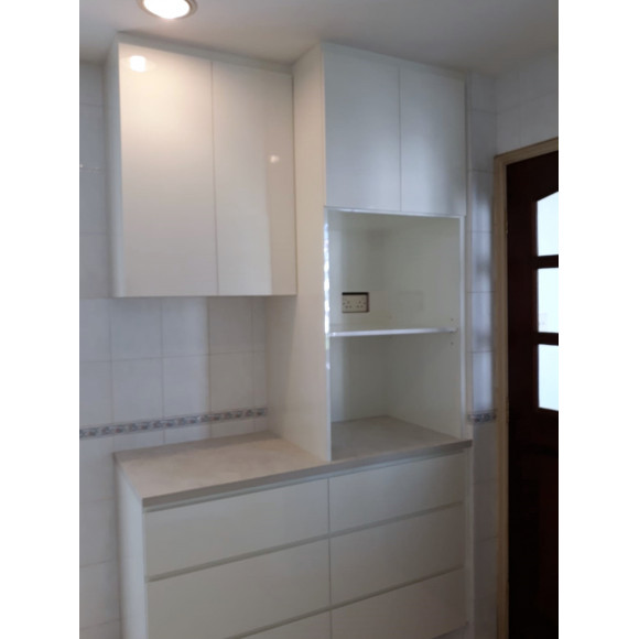 Built-In Cabinets with Solid Top / Quartz Top