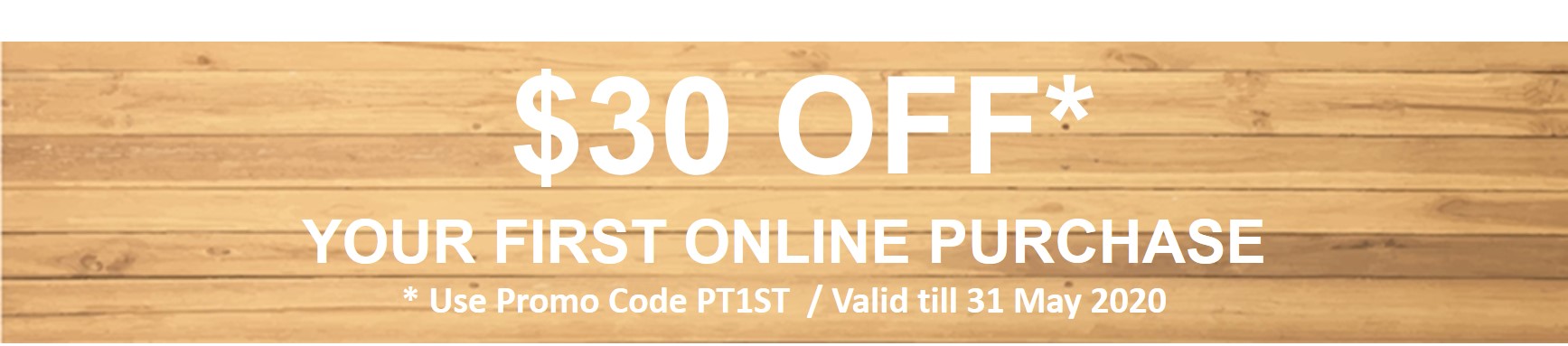 $30 Off your 1st Online Purchase